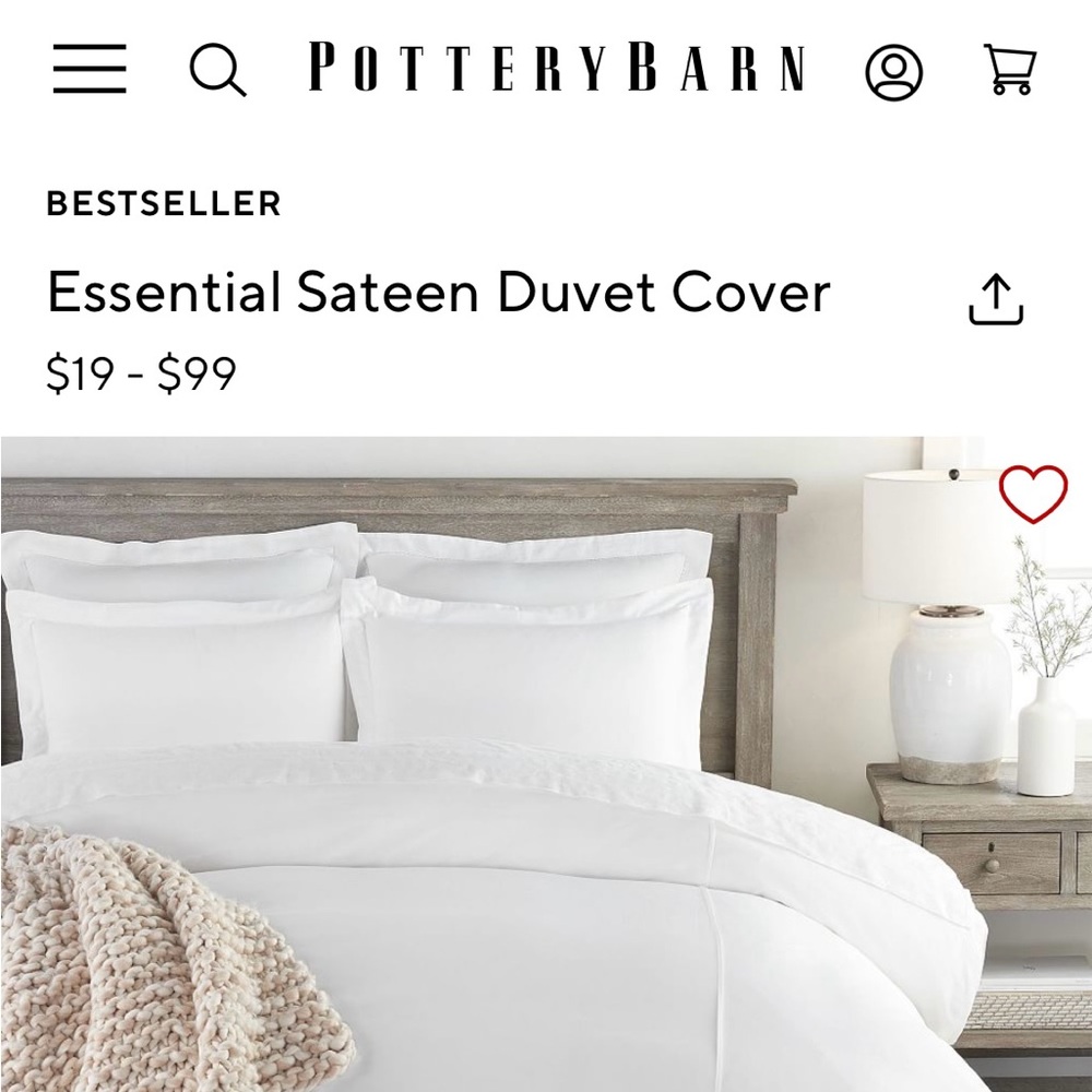 Essential Sateen Duvet Cover